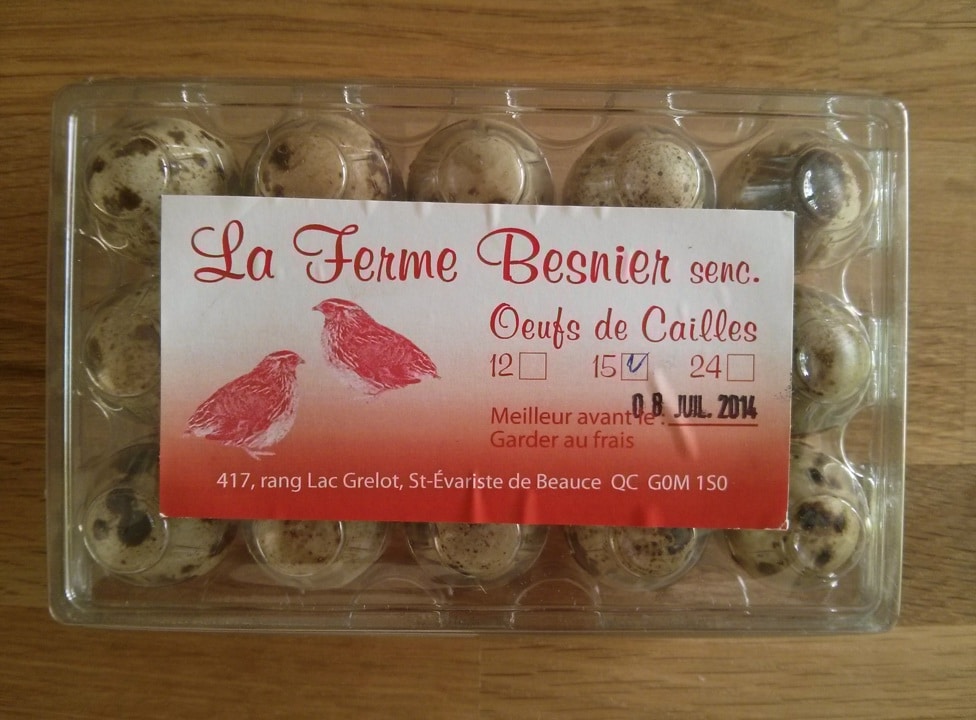 oeufs caille ferme besnier