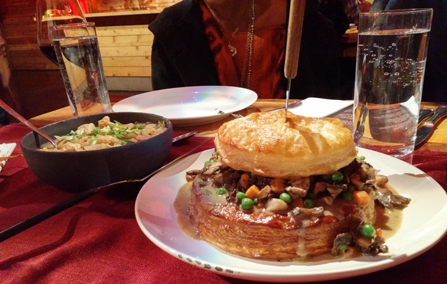 vol au vent et haricot