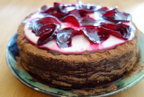 gâteau au chocolat et betterave
