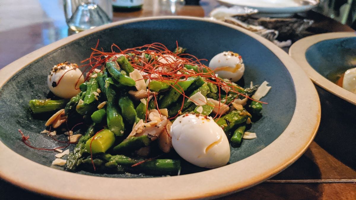 salade asperges Menu du moment Torii Ikzakaya