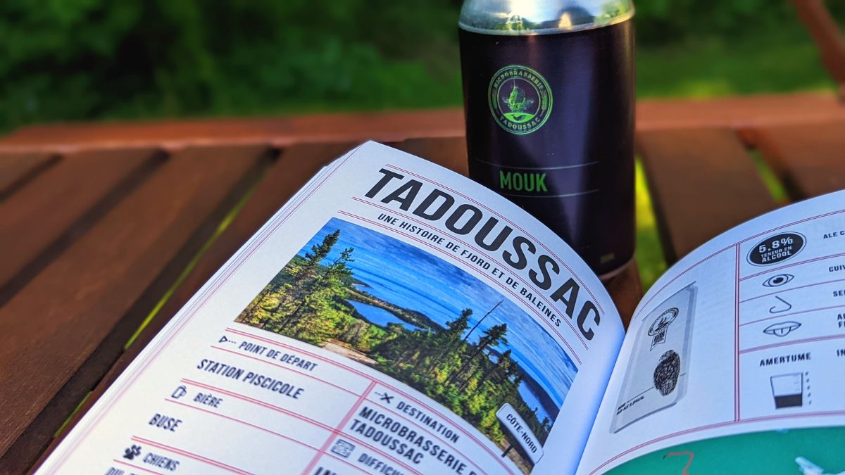 Guide randos bière et bière Mouk Microbrasserie Tadoussac