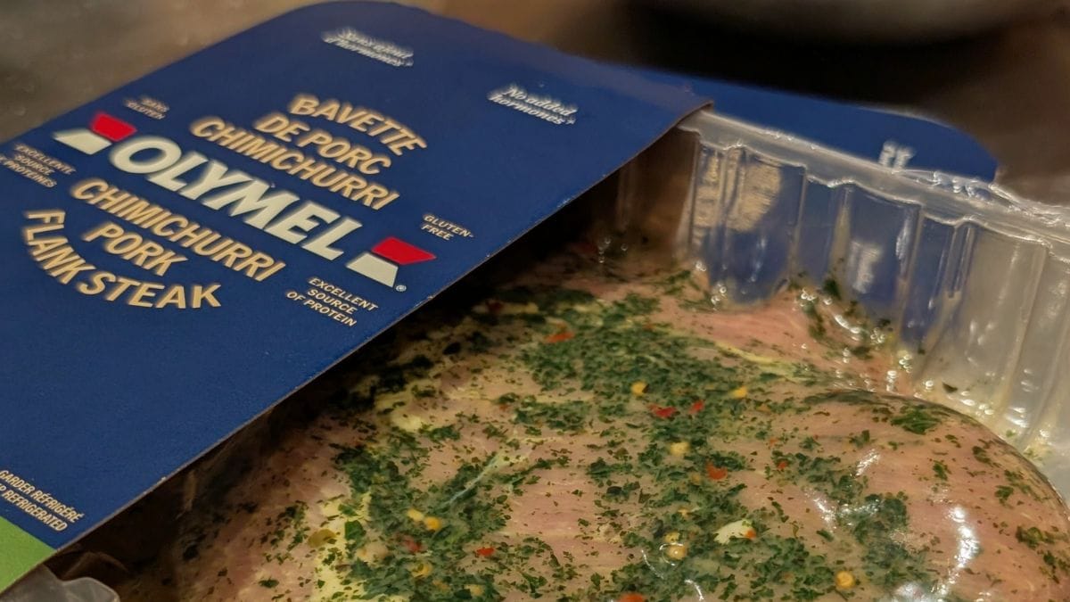 Bavette porc chimichurri