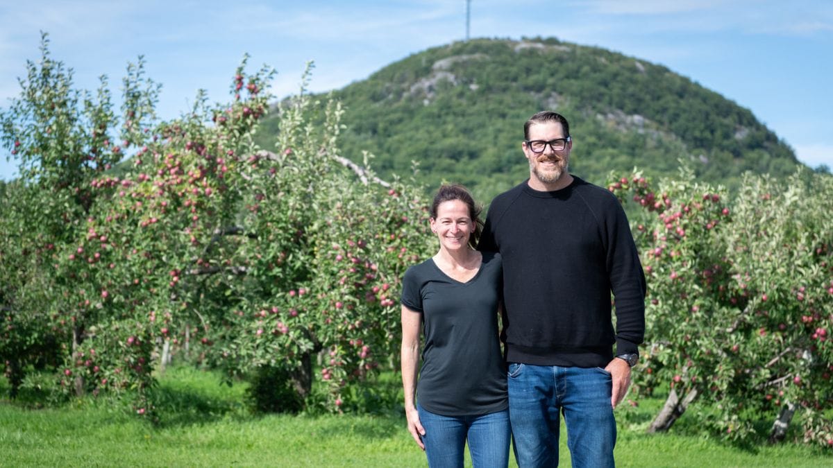 Les propriétaires du verger Charbonneau