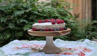 Cheesecake sans cuisson aux petits fruits
