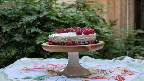 Cheesecake sans cuisson aux petits fruits