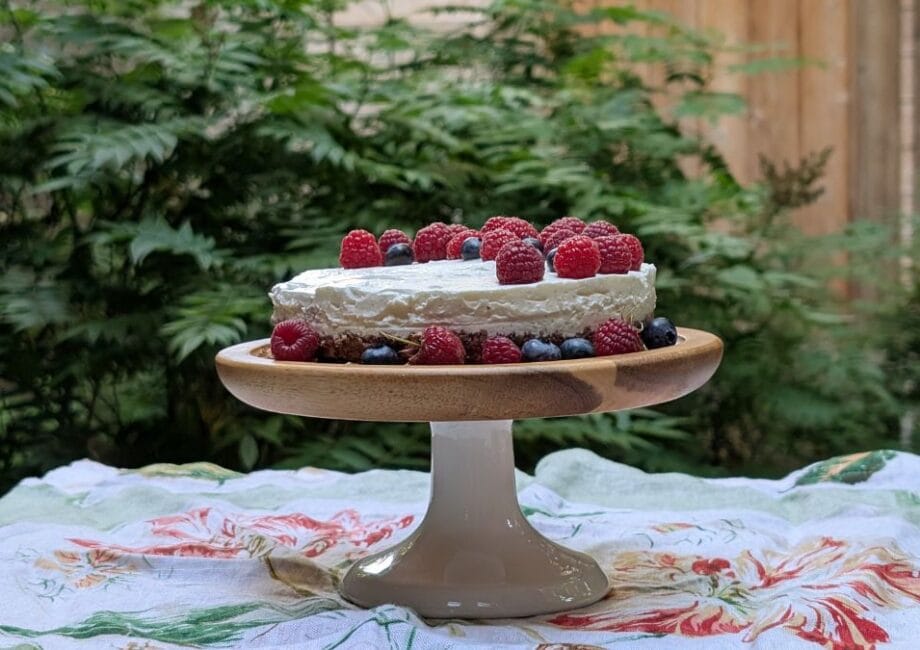 Cheesecake sans cuisson aux petits fruits