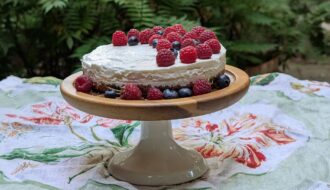 Cheese cake sans cuisson aux petits fruits