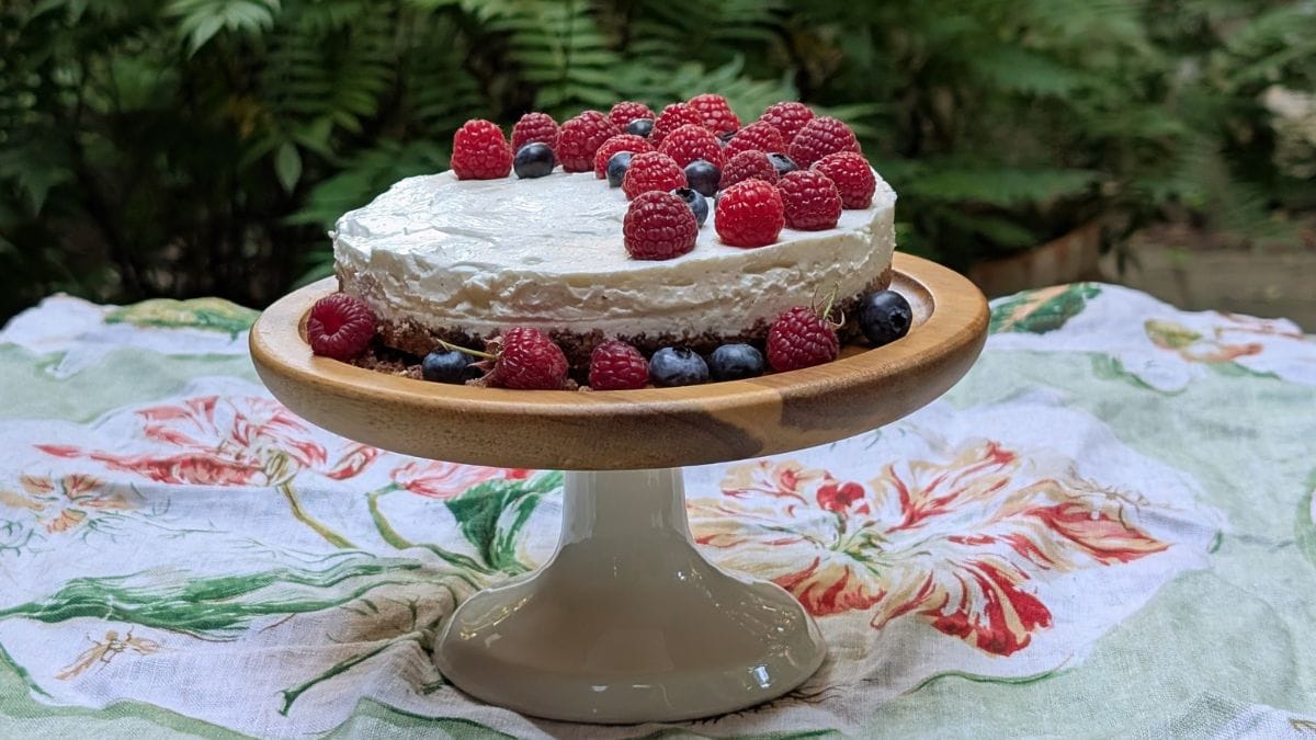 Cheese cake sans cuisson aux petits fruits