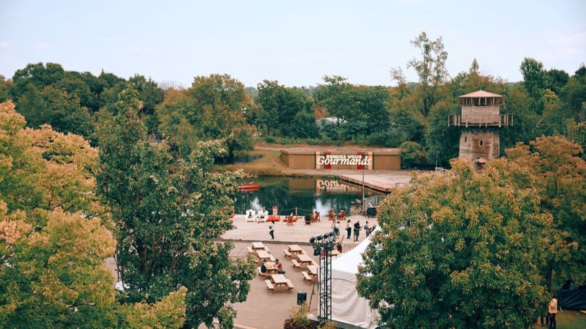 Parc Jean-Drapeau Rendez-vous gourmand Vue de nuit @myriambariltessier 