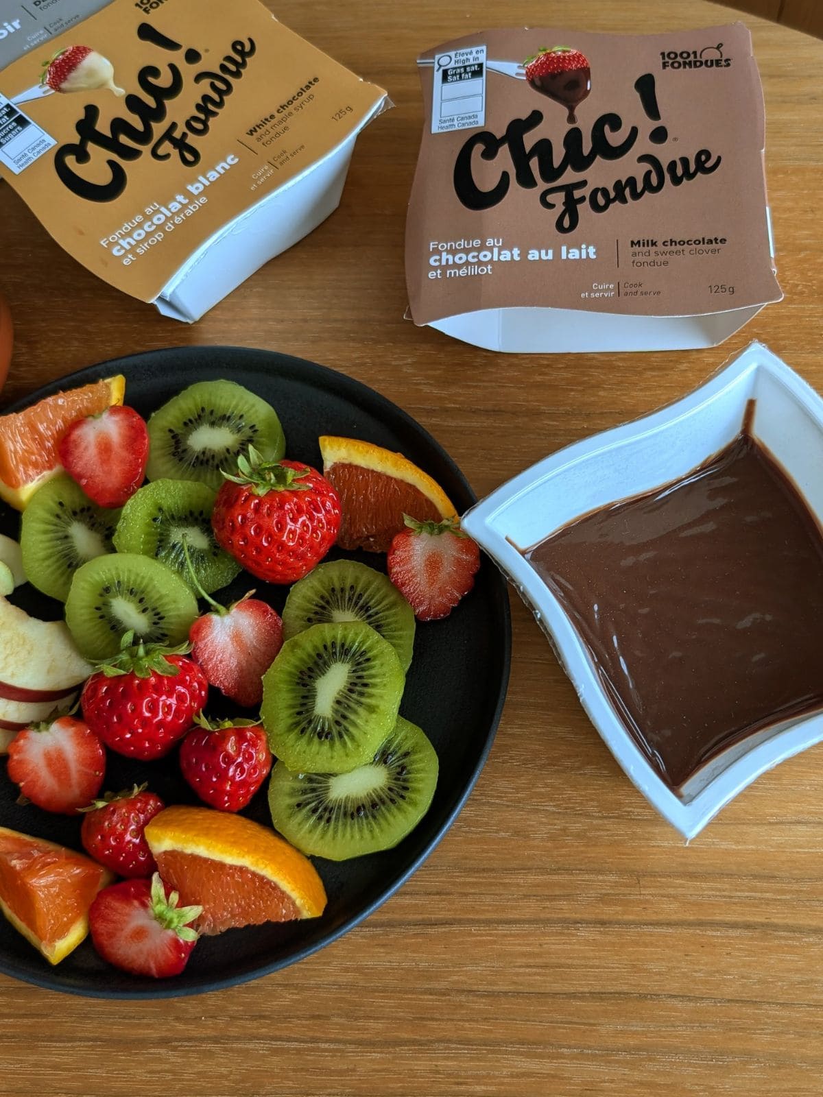 Une ganache au chocolat 1001 fondues