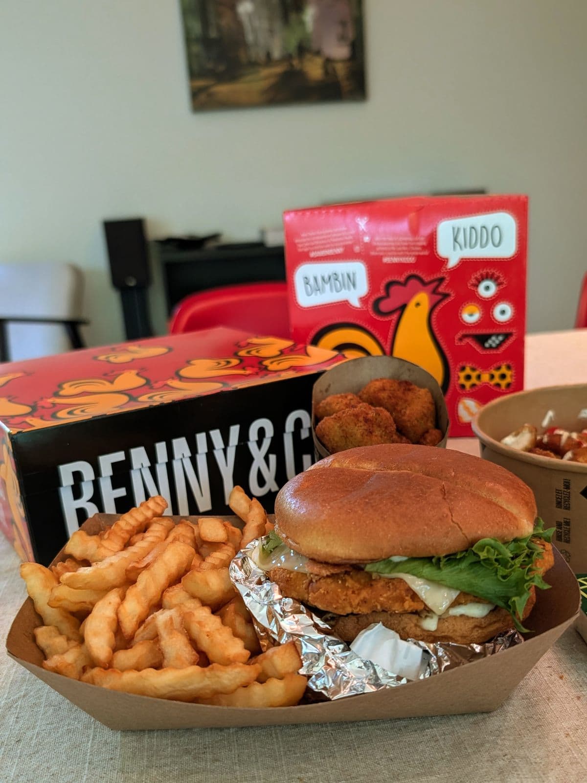 urger poulet croustillant Benny&Co