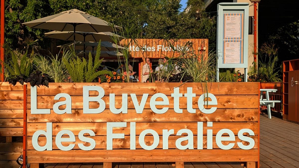 La buvette des Floralies