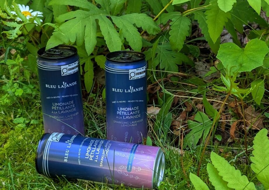 Prêt-à-boire du Québec Limonade Bleu Lavande