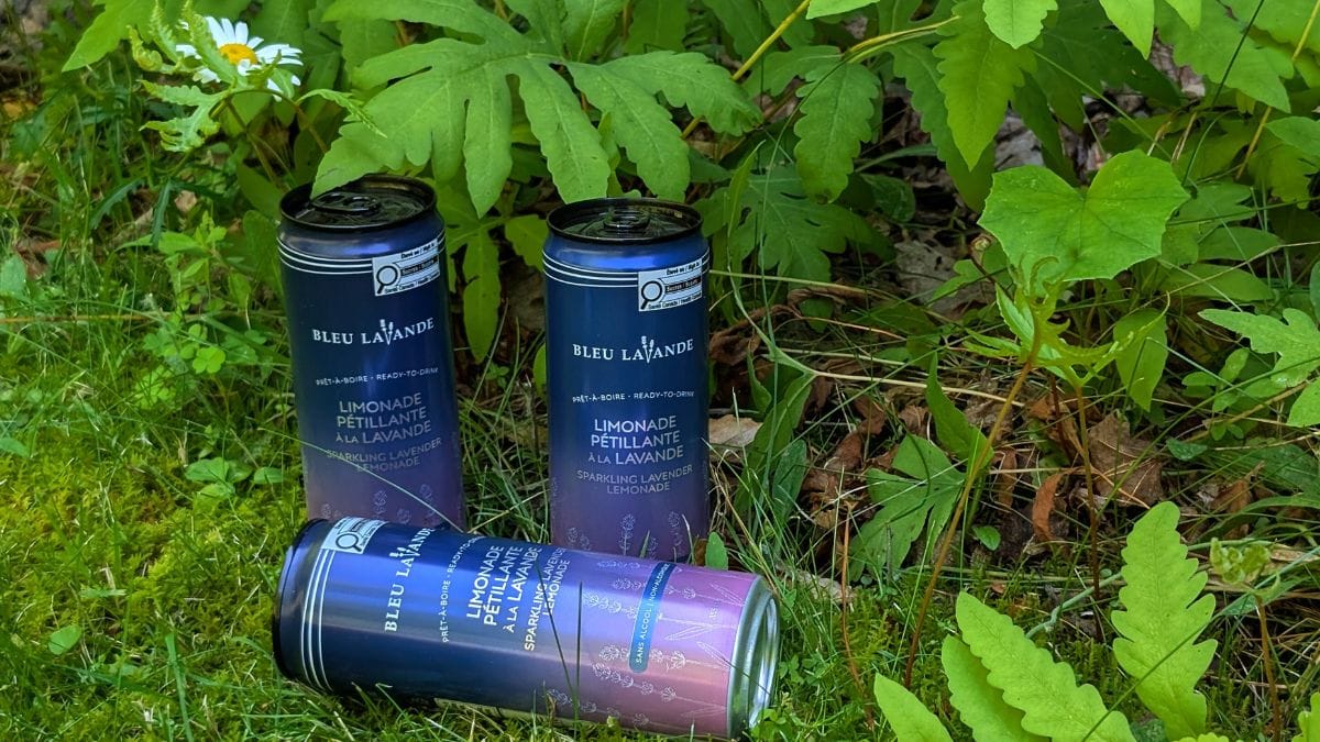 Prêt-à-boire du Québec Limonade Bleu Lavande