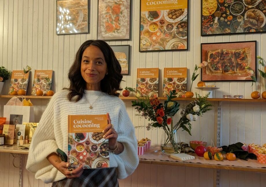 Geneviève Plante lors du lancement Livre Cocooning Librairie un livre à soi